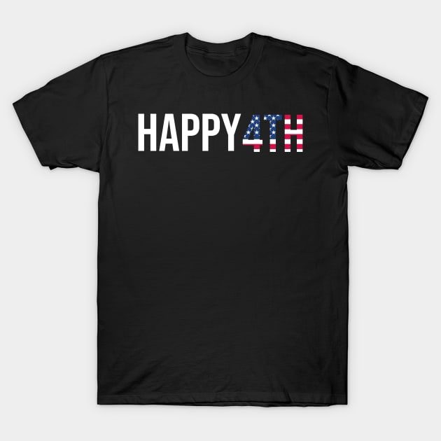 Happy 4th of July T-Shirt by zeevana